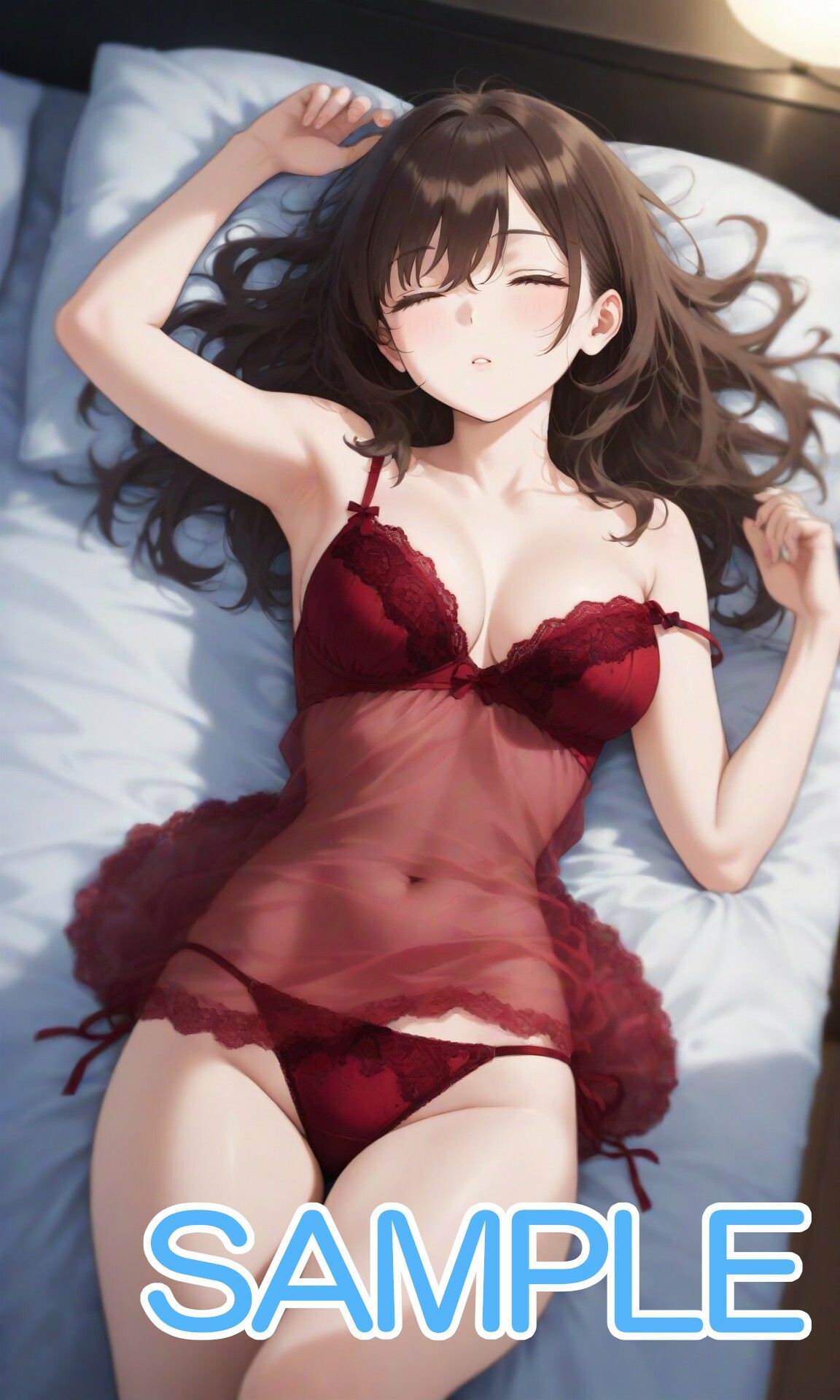ネグリジェな寝てる女の子とホテルで・・・ サンプル6ページ目
