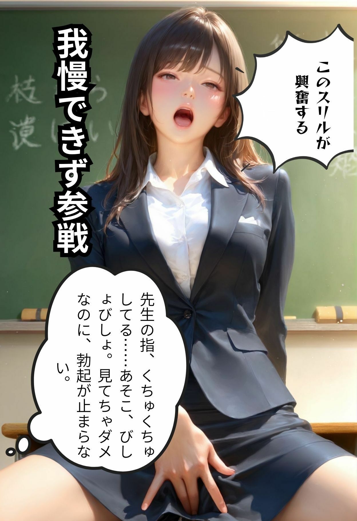 新人美人教師 僕は先生のオナニーを見てしまった そこから始まる先生と僕の学生生活 サンプル6ページ目