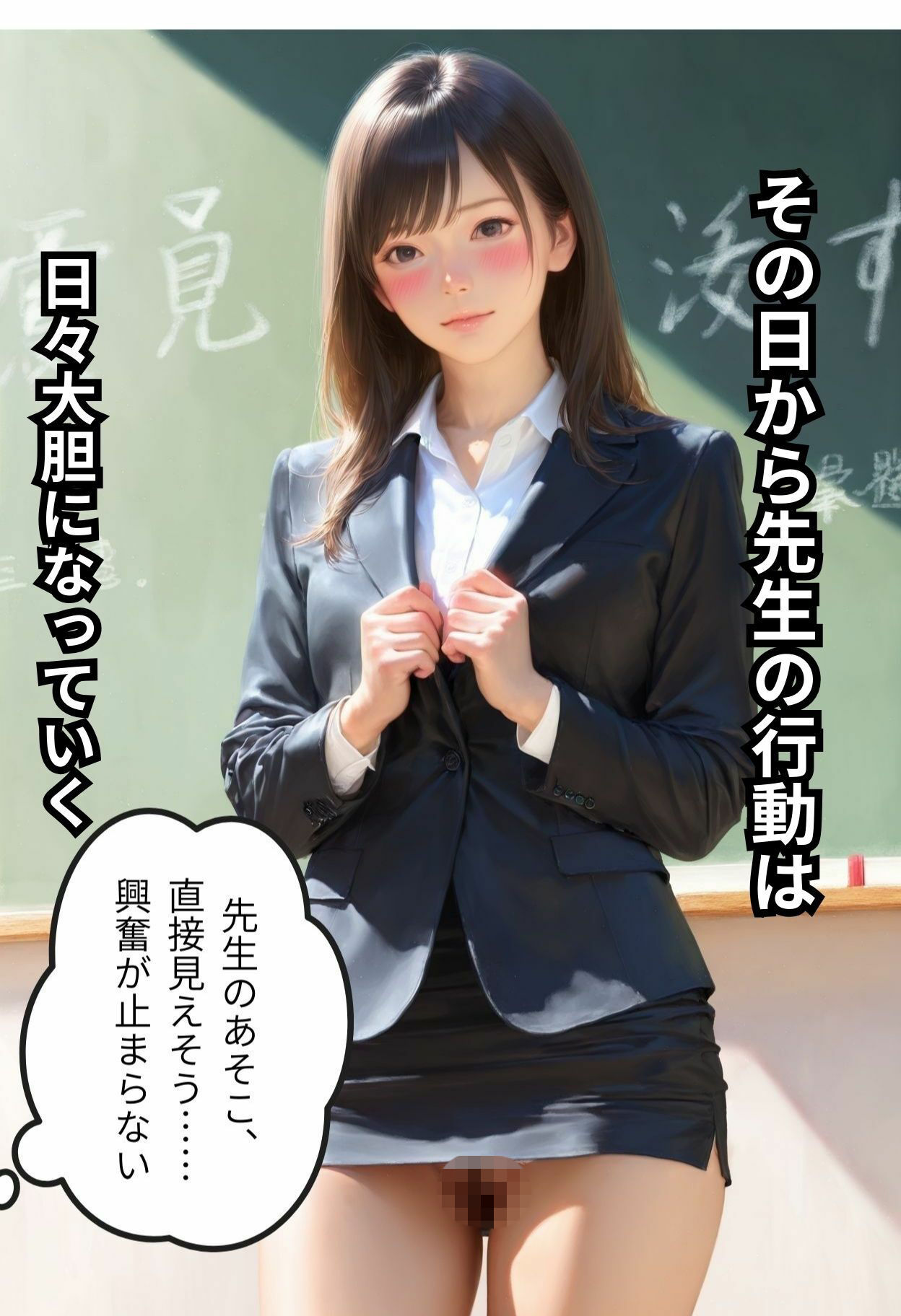 新人美人教師 僕は先生のオナニーを見てしまった そこから始まる先生と僕の学生生活 サンプル9ページ目