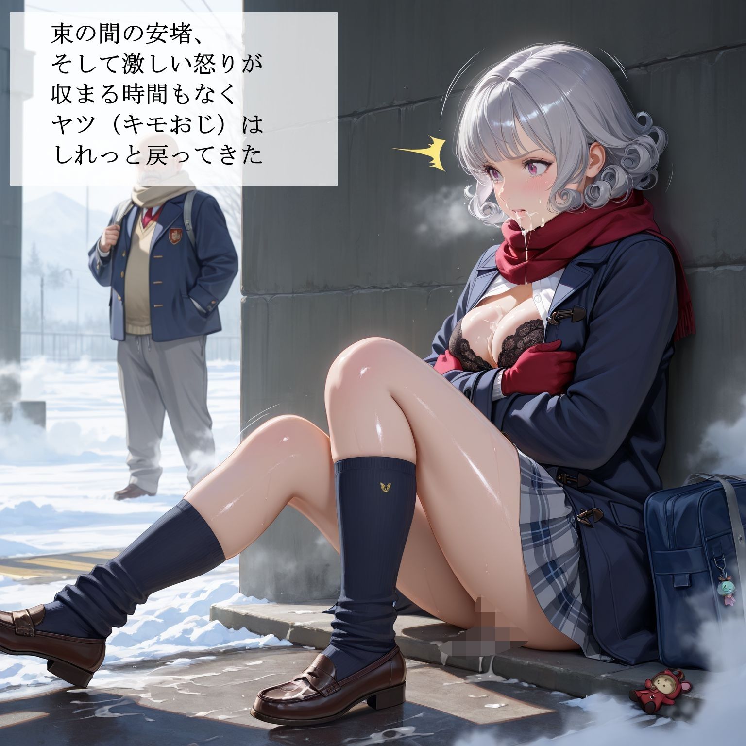 制服女子校生の受難2 -私は戻ってきたキモおじにレ〇プされました- サンプル1ページ目
