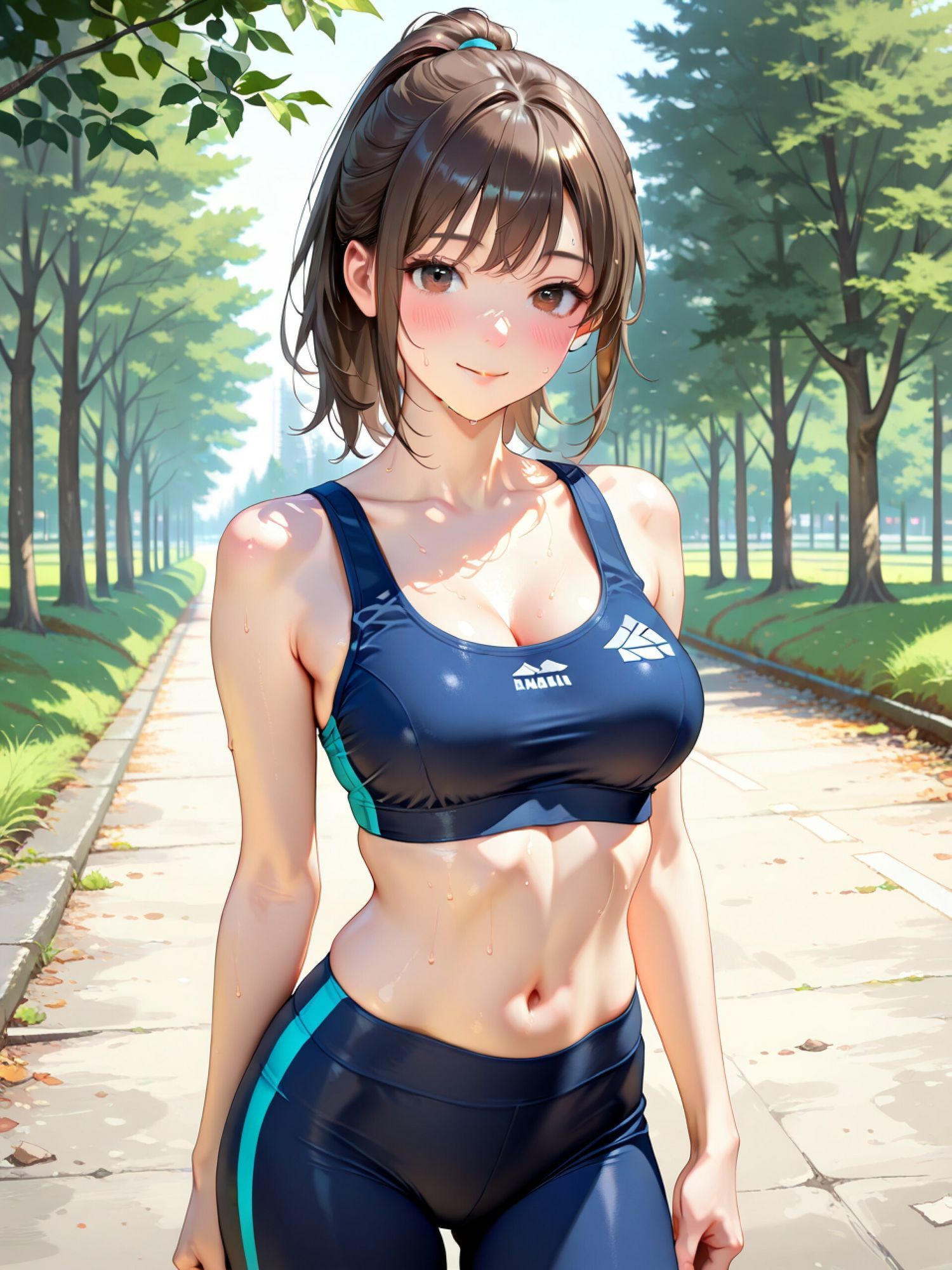 スポブラの美女 サンプル1ページ目