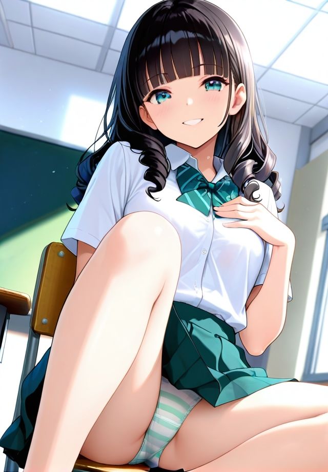 クラスの女子は椅子の座り方が横着過ぎる サンプル6ページ目