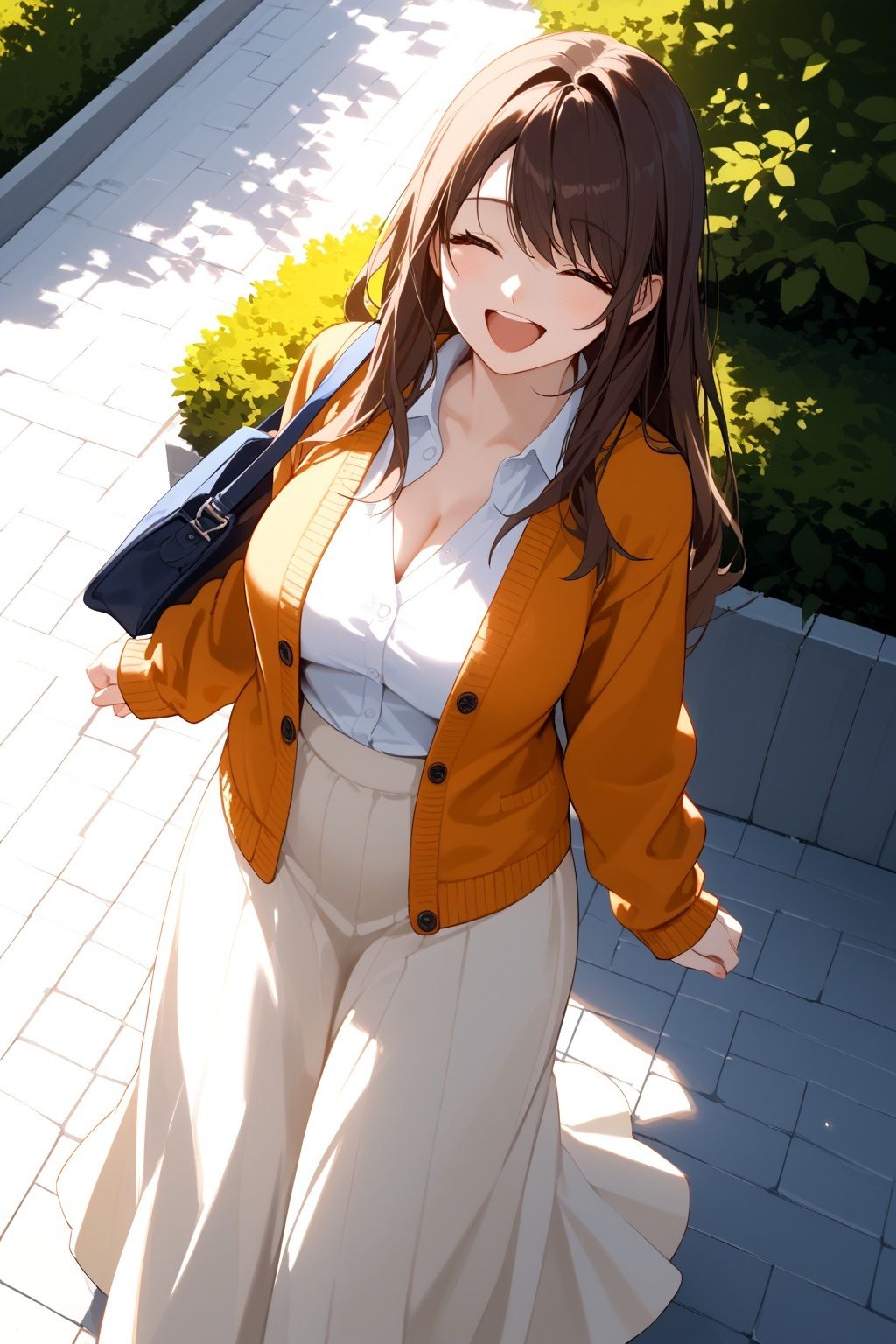 挨拶だけの関係だった近所のお姉さんと サンプル1ページ目