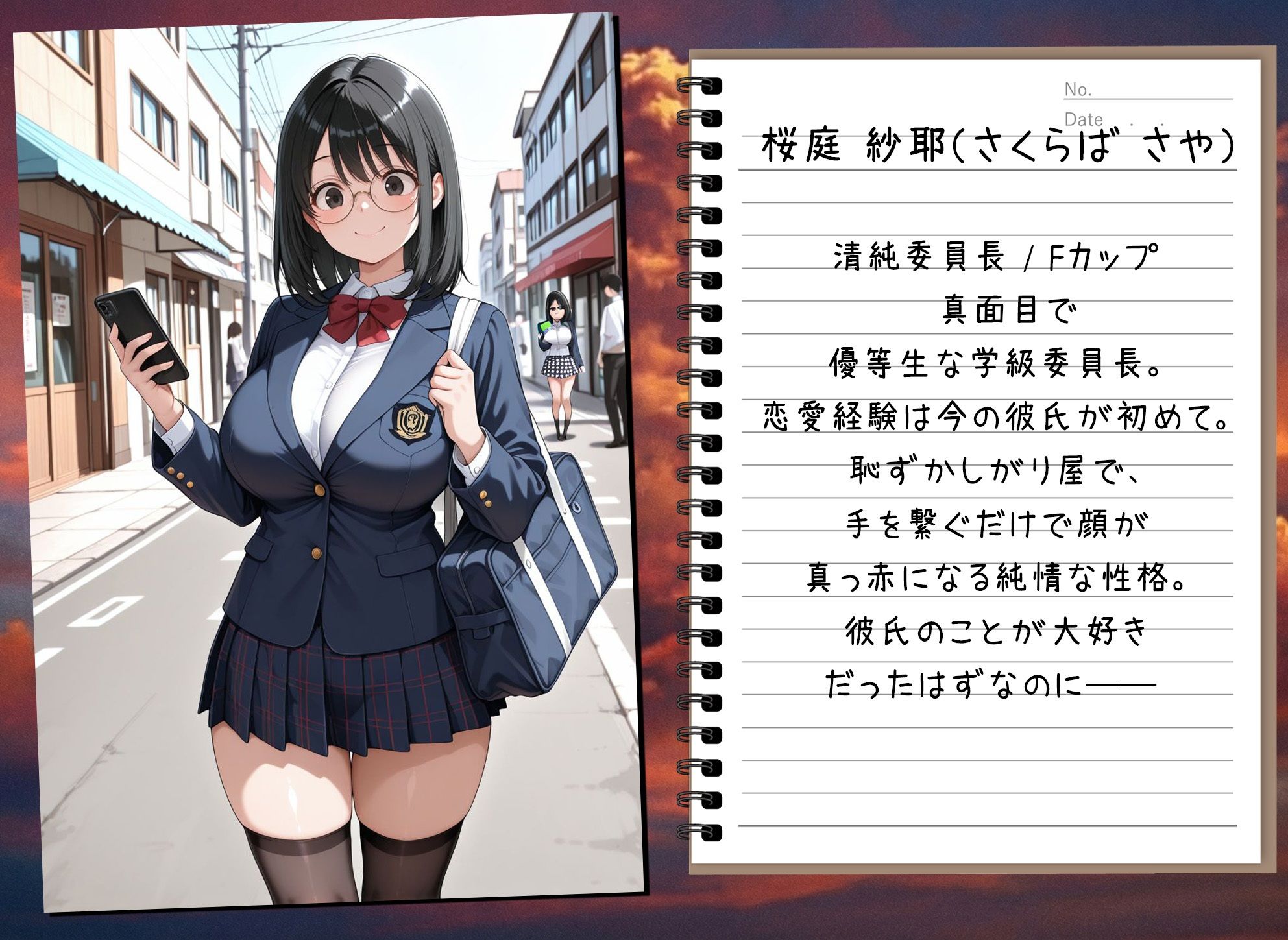 チャラ男の巨根で清純カノジョが壊れた話 サンプル1ページ目