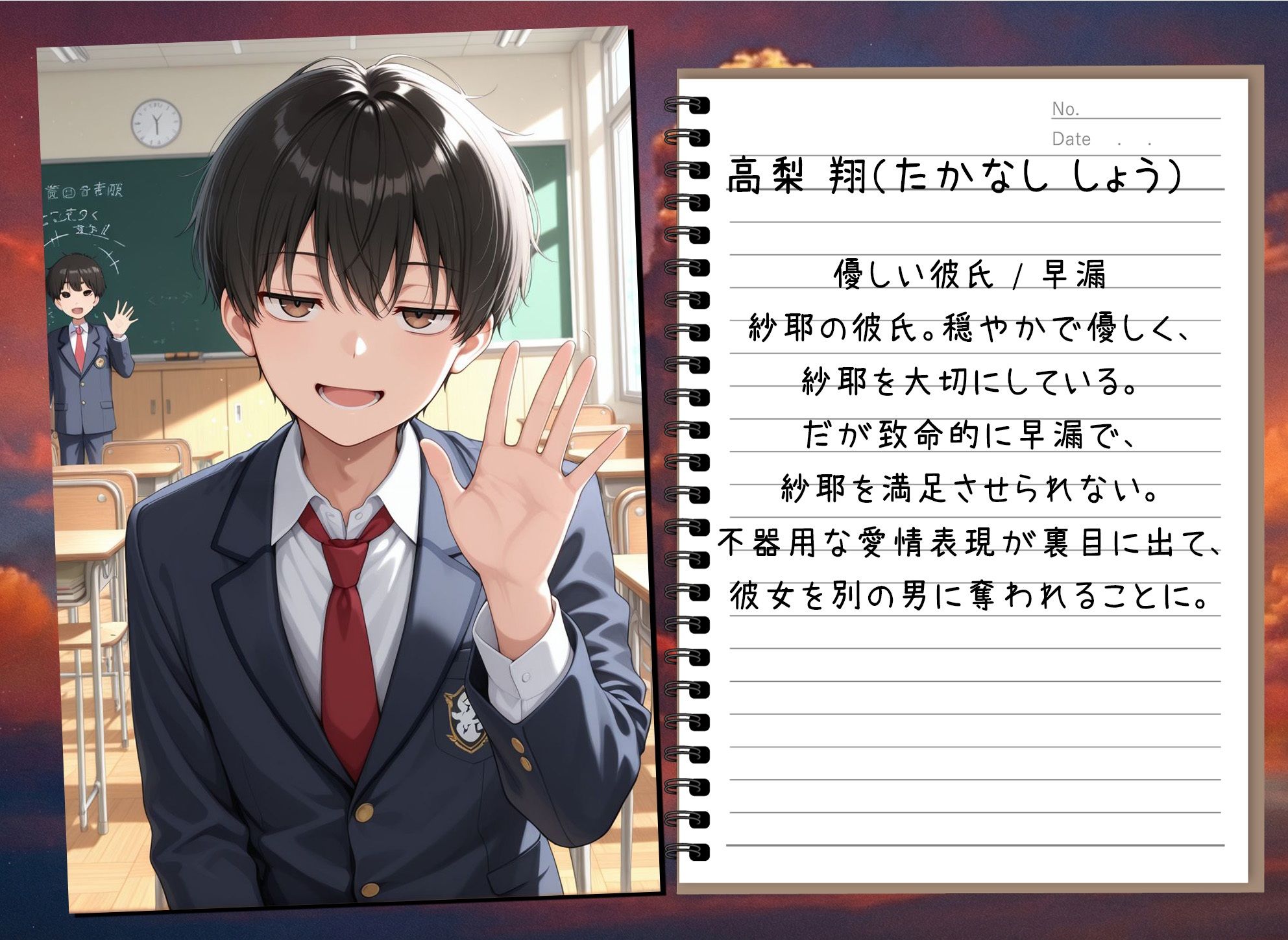 チャラ男の巨根で清純カノジョが壊れた話 サンプル3ページ目