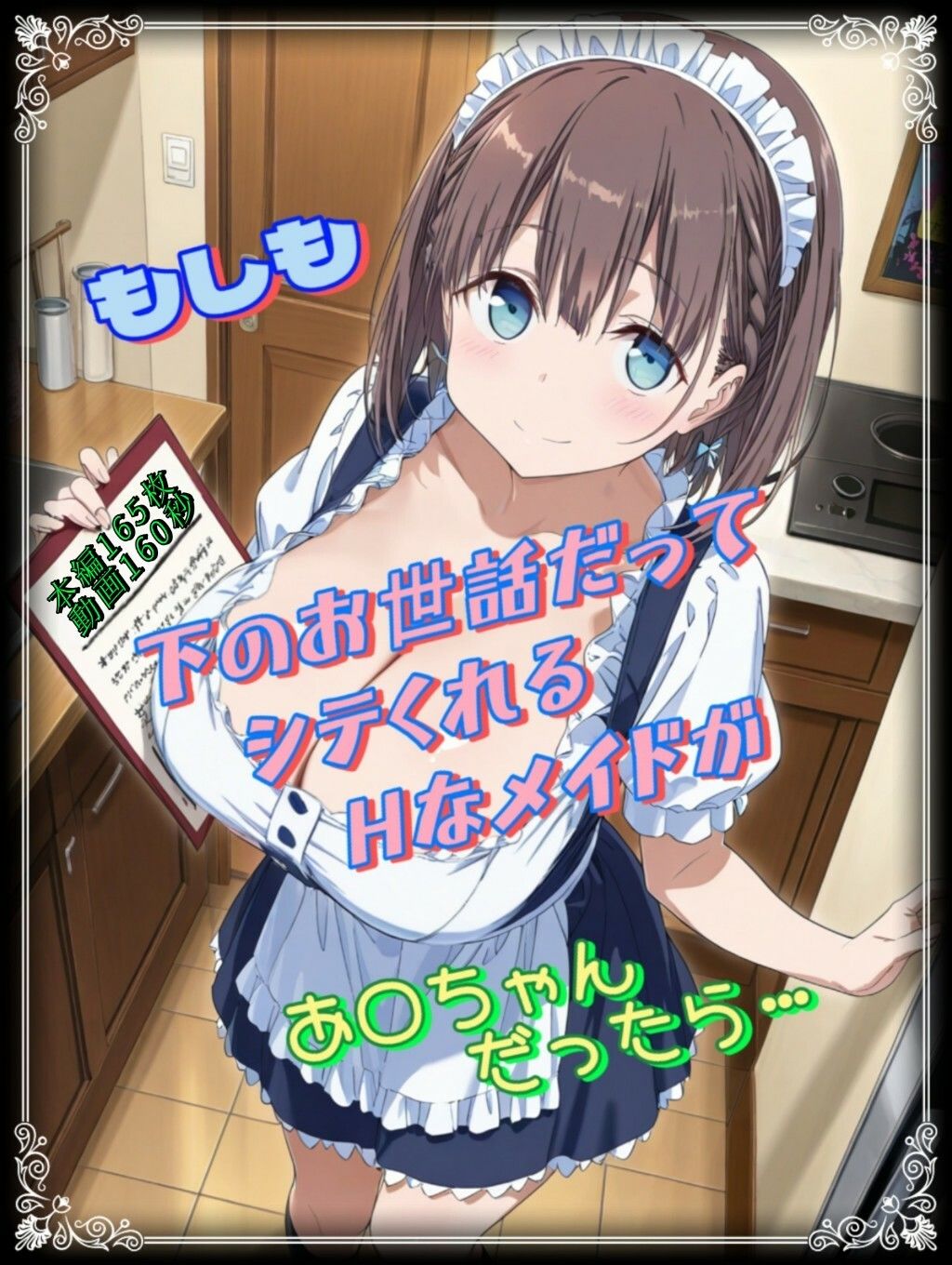 もしも下のお世話だってシテくれるHなメイドがあ○ちゃんだったら サンプル1ページ目