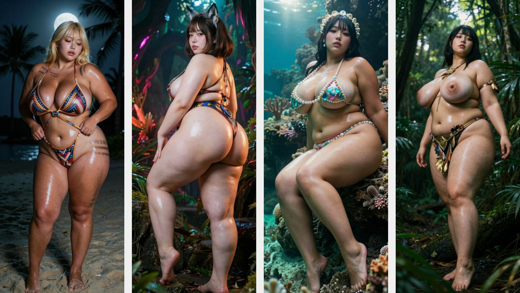 Curvy Collection vol.3 Exotic Tribal サンプル4ページ目