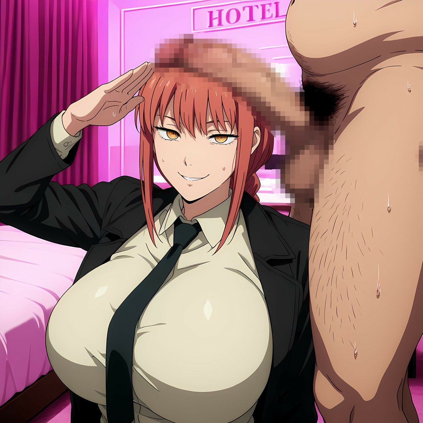 爆乳マキ◯老人を逆ナンパ サンプル1ページ目