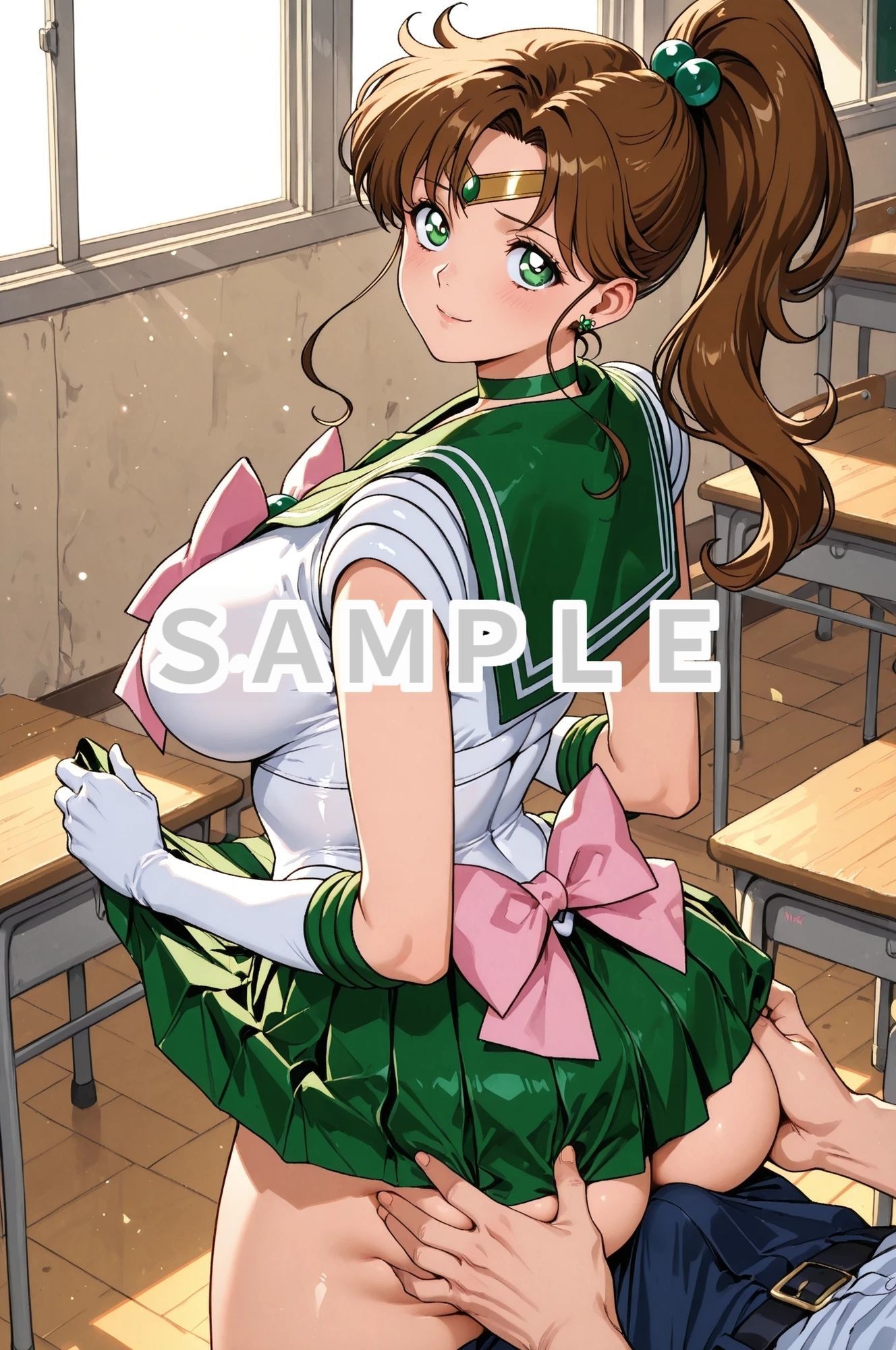 セーラー戦士の堕落日記  まこちゃん＆みなちゃん サンプル1ページ目
