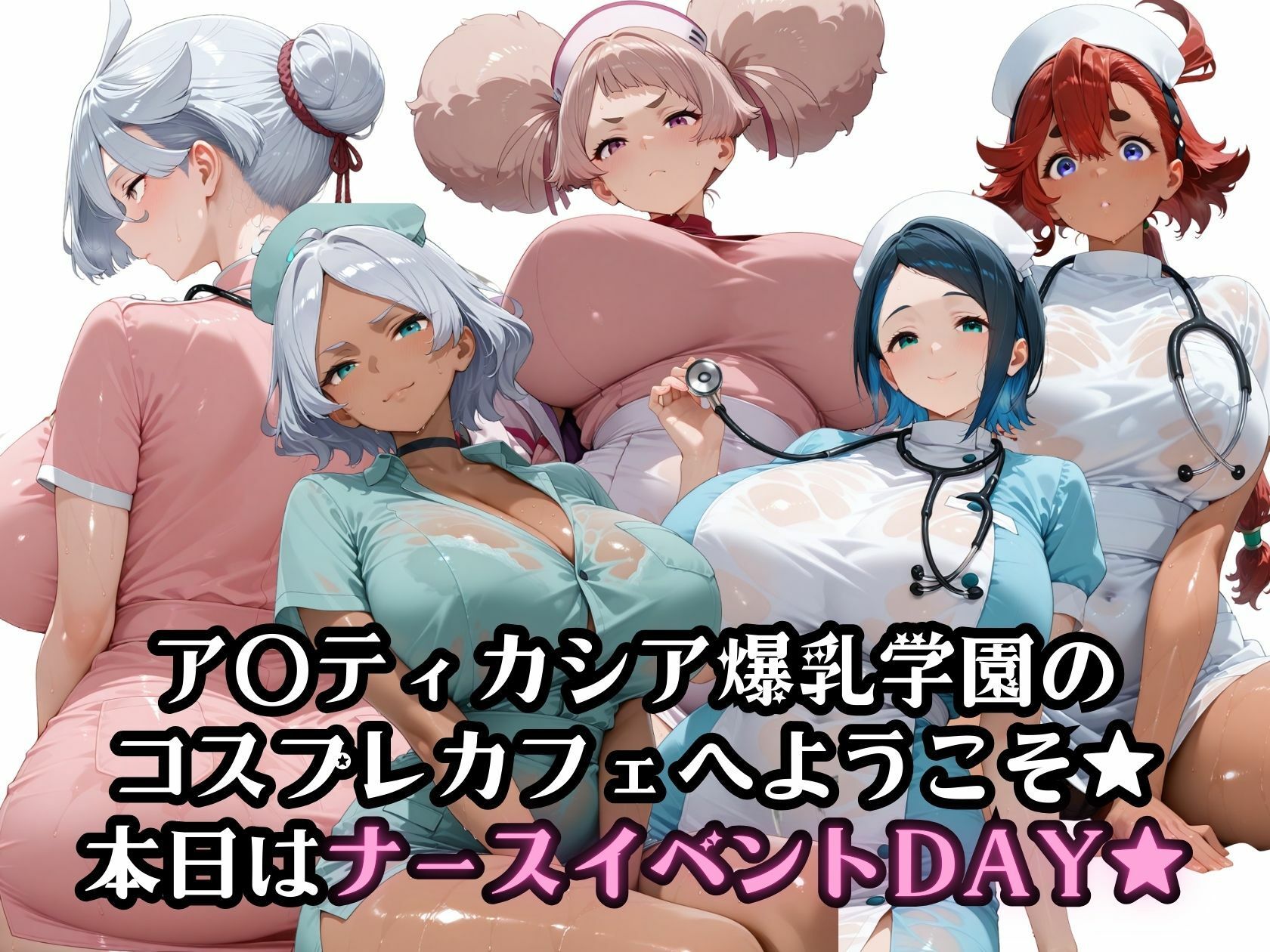 水星のコスプレ女子 魔女のナース誘惑編 サンプル1ページ目