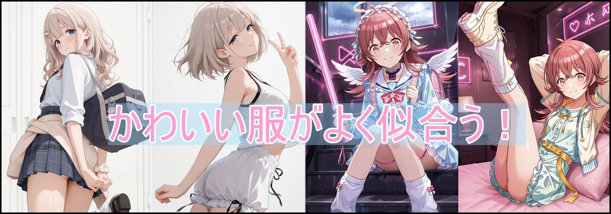 可愛い娘にかわいい服を！ サンプル2ページ目