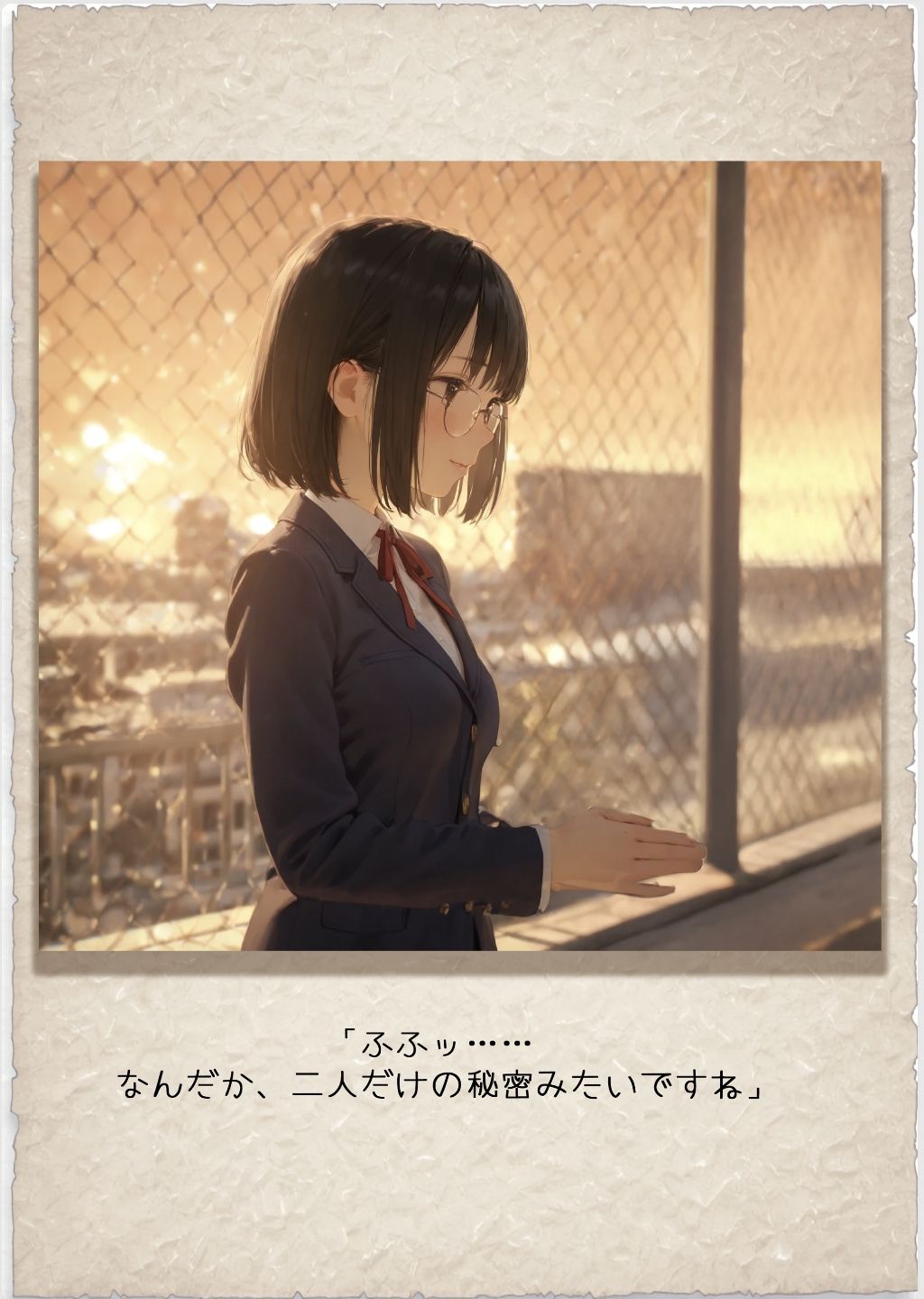 〜春、想いをほどく彼女たち〜彼女と綴る、二人だけの卒業記録 サンプル2ページ目