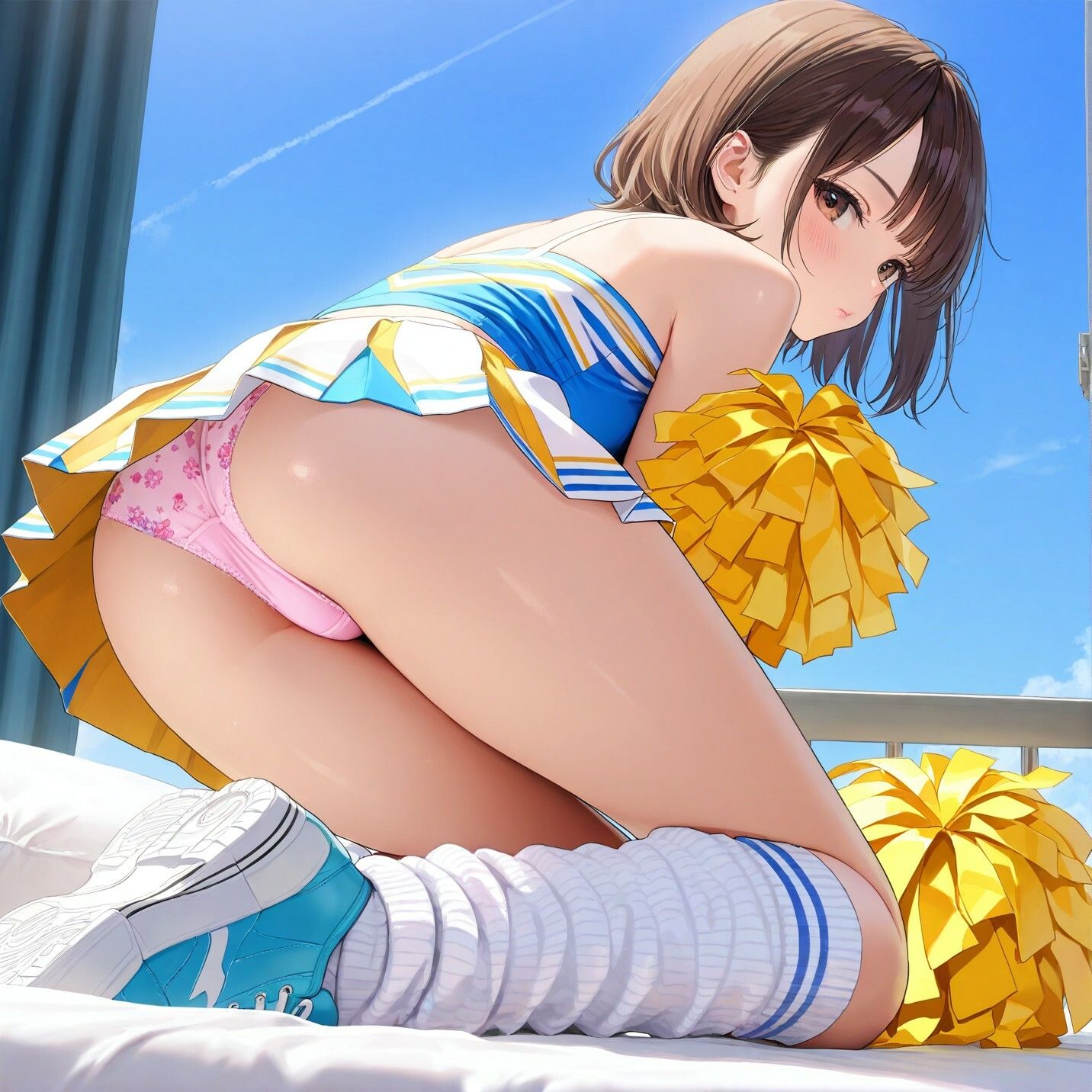 生パンチアガールの四つん這いパンチラ  Vol.2 サンプル7ページ目