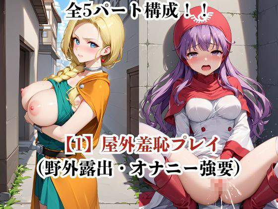 肉玩具認定証発行！！街の性処理係堕ち。―快楽と恥辱の記録―ビア●カ＆ムーン●ルク王女編 サンプル3ページ目