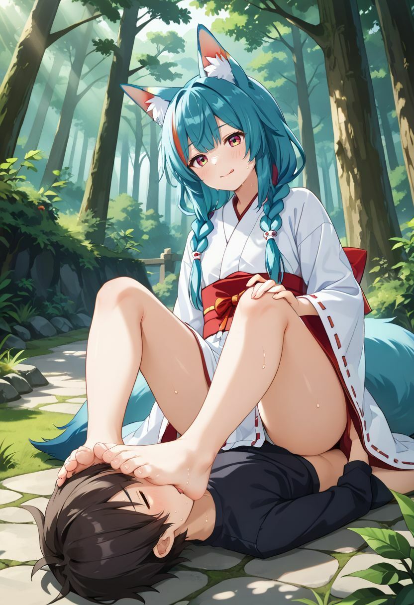 異世界M男は今日も土下座 ケモミミ巫女編 サンプル3ページ目