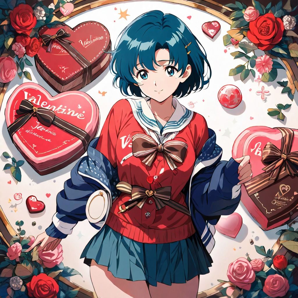 バレンタイン水●亜美 サンプル1ページ目