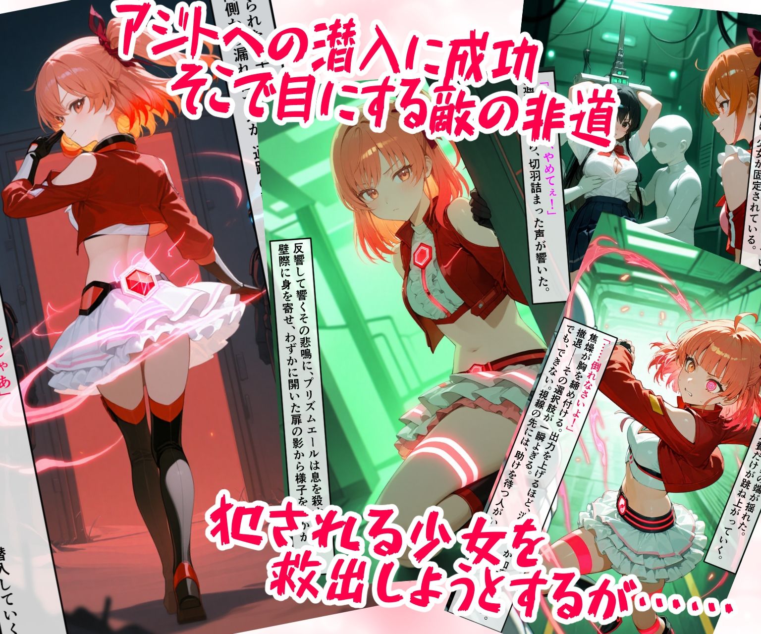 魔法少女プリズムエール 完全敗北！？ -魔法少女奪還作戦- サンプル4ページ目