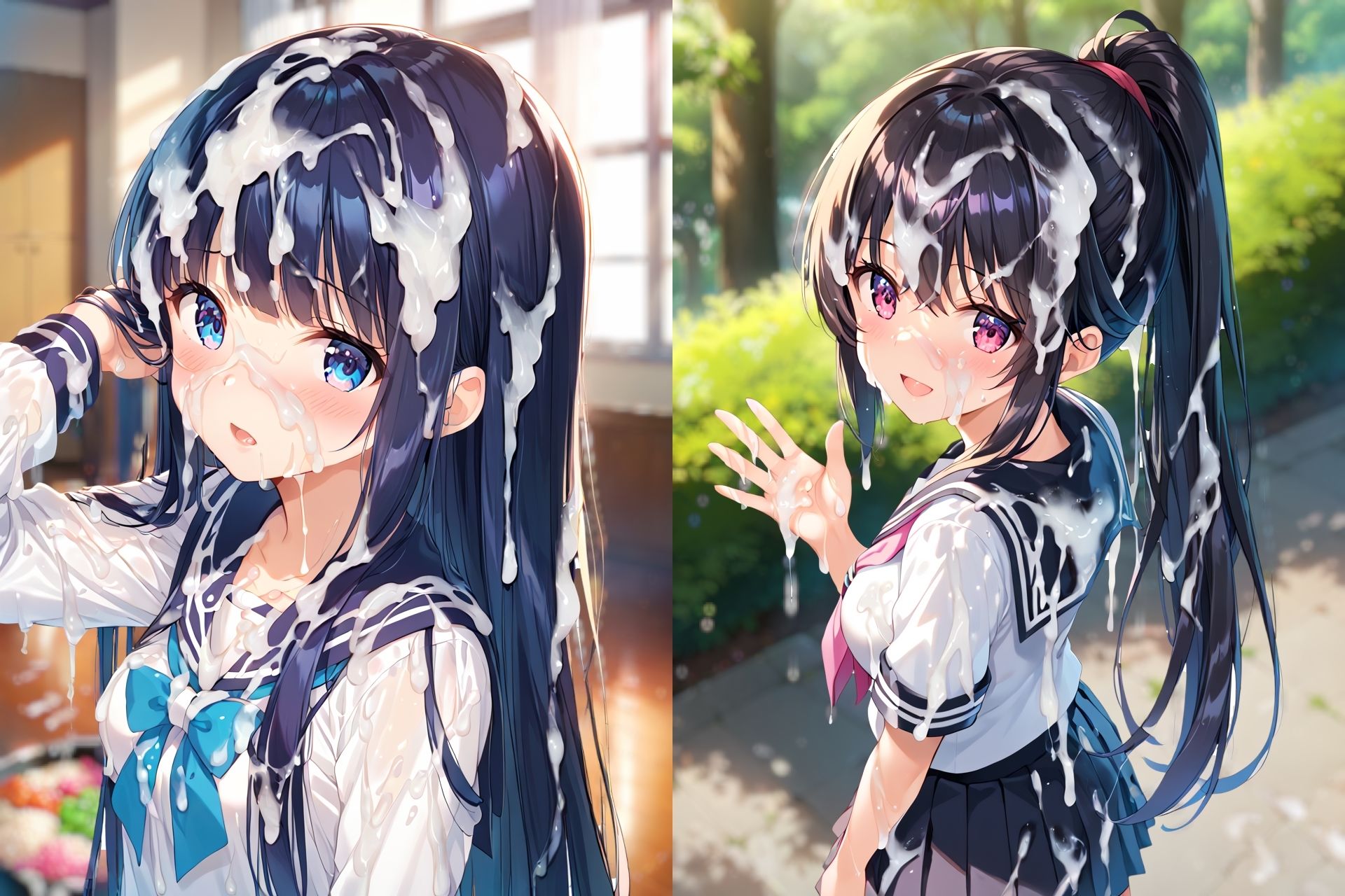 セーラー服ぶっかけCG集3 サンプル7ページ目