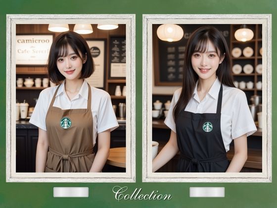 笑顔がかわいいカフェ店員 サンプル3ページ目