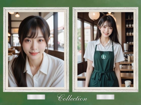 笑顔がかわいいカフェ店員 サンプル4ページ目