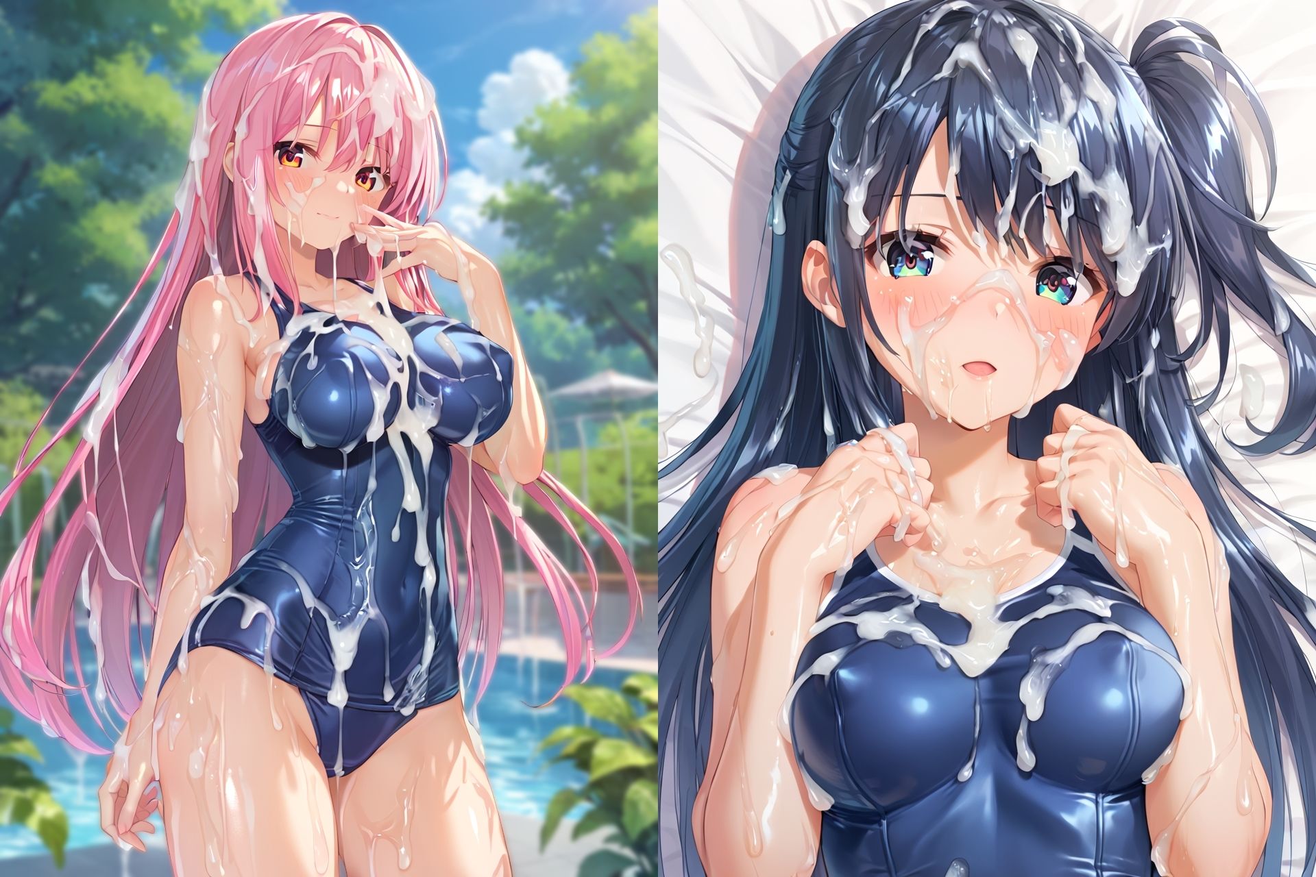 スク水ぶっかけCG集3 サンプル7ページ目