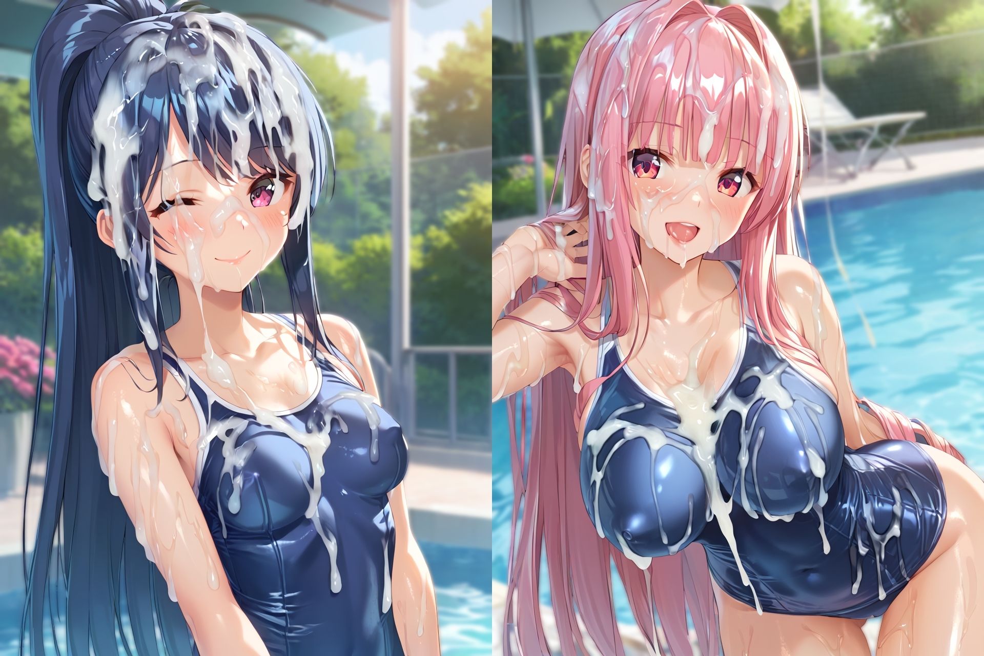 スク水ぶっかけCG集3 サンプル9ページ目