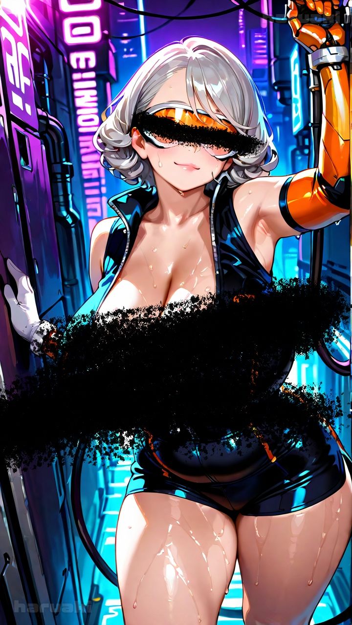 【AIアニメ巨乳美女写真集】Vol.4胸で受け止めてくれる未来系女子_再掲 サンプル2ページ目