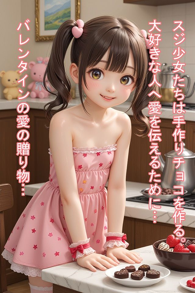 バレンタインスジ サンプル1ページ目
