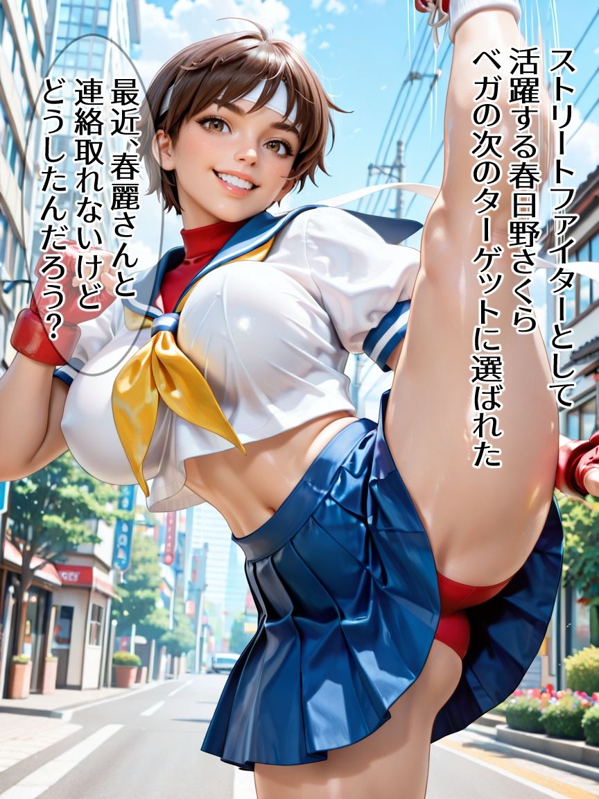 敗北した女格闘家  さ〇ら  編 サンプル1ページ目