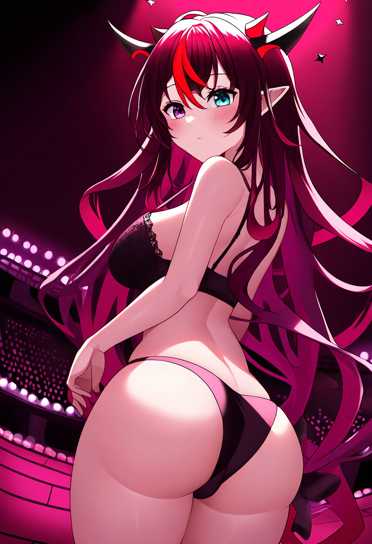 【買い切り版】バーチャル衣装故障で羞恥アイリス（English translation included） サンプル6ページ目