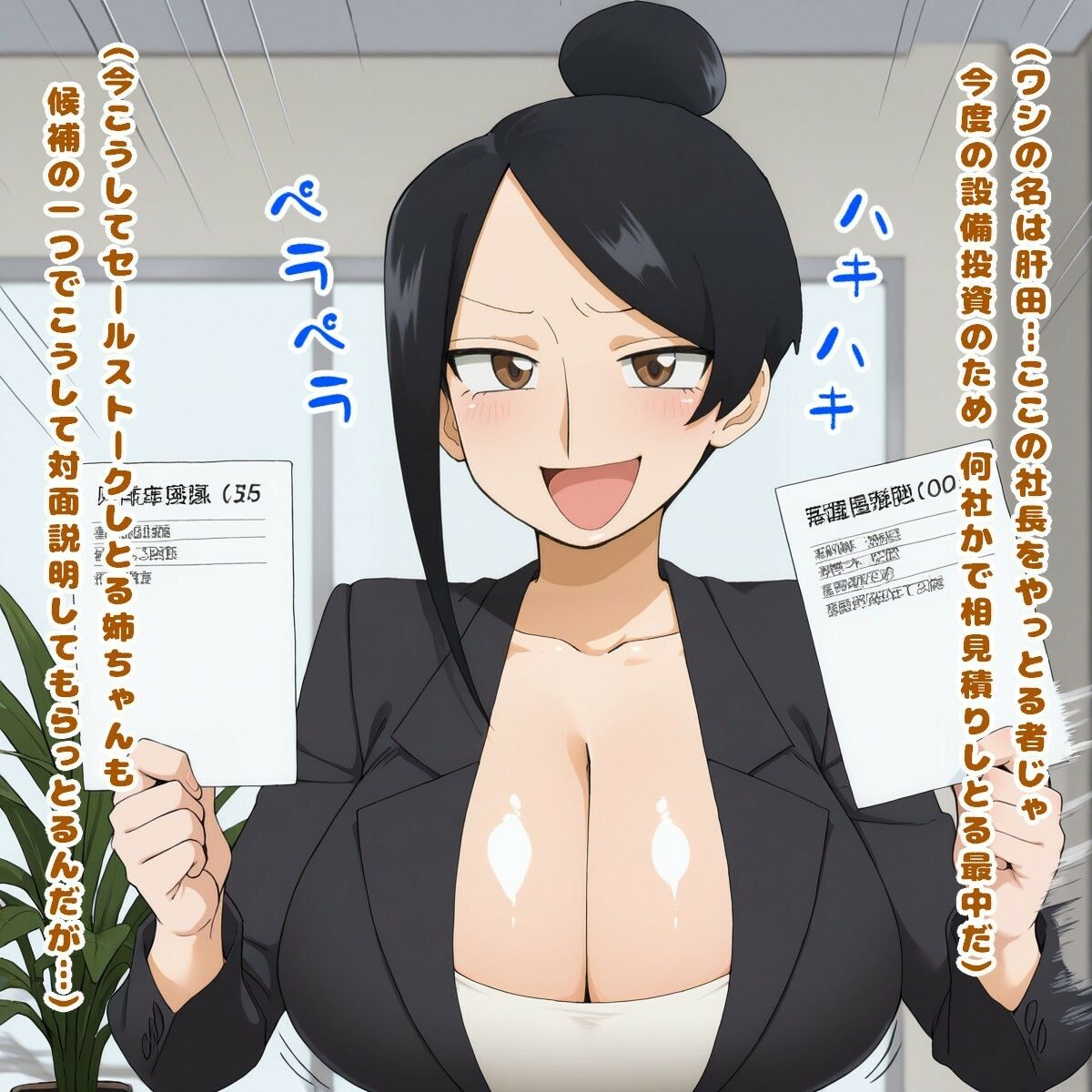 肝田社長！おひとついかがですか？（滝○ 京○/美人女上司滝○さん） サンプル2ページ目