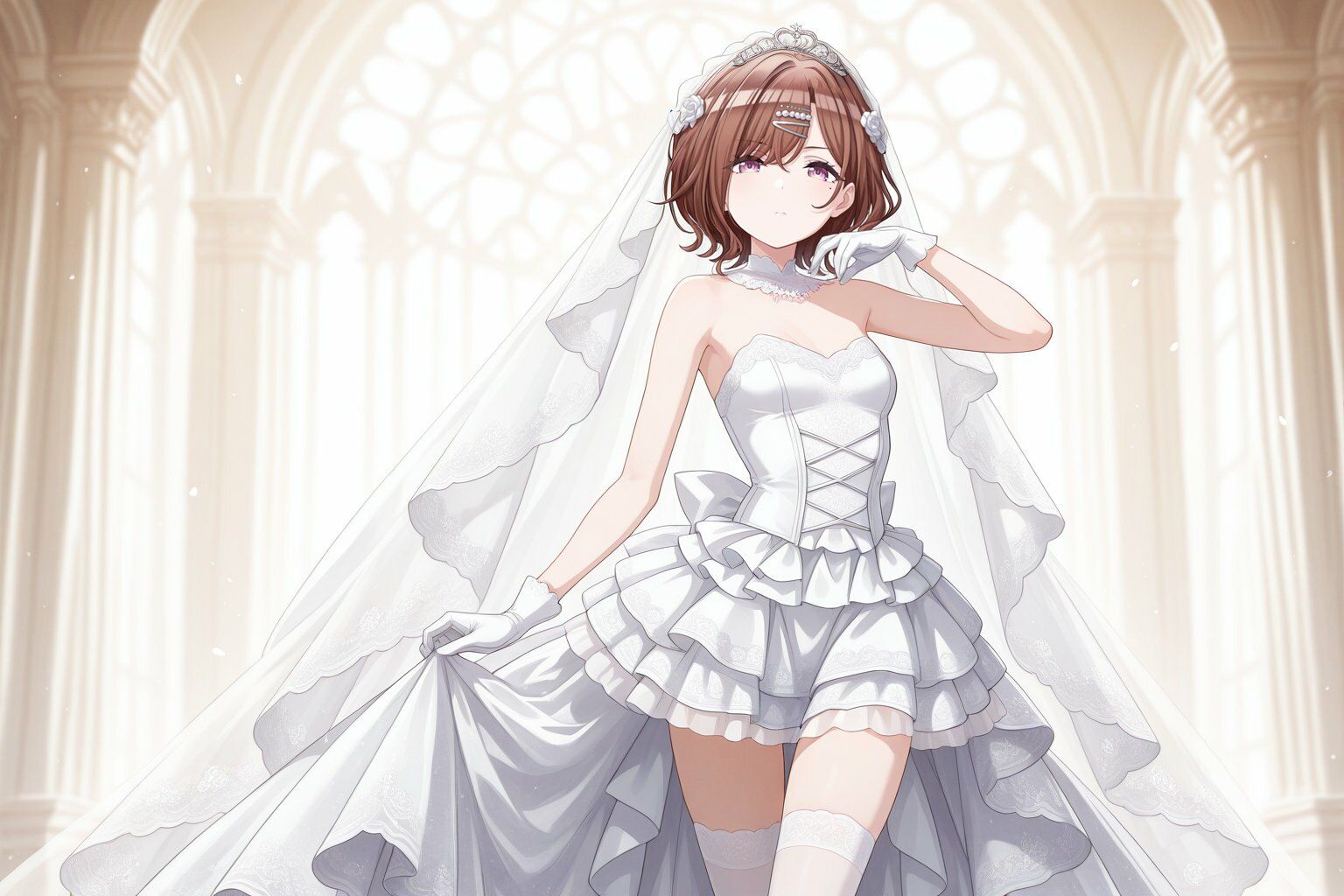 樋口○香 ウェディングドレスでキモおじにより強●性接待 サンプル1ページ目