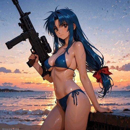 『【表】護衛対象少女と指揮官殿』  AIの手で蘇る懐かしのヒロインシリーズ サンプル3ページ目
