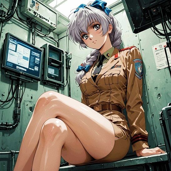 『【表】護衛対象少女と指揮官殿』  AIの手で蘇る懐かしのヒロインシリーズ サンプル4ページ目