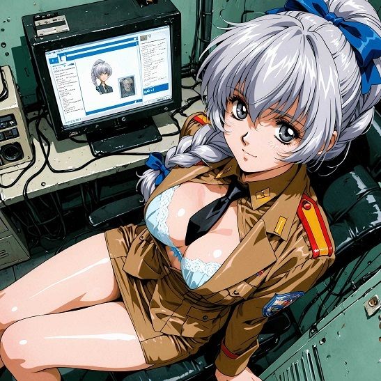 『【表】護衛対象少女と指揮官殿』  AIの手で蘇る懐かしのヒロインシリーズ サンプル6ページ目