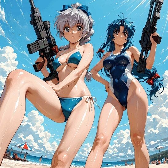 『【表】護衛対象少女と指揮官殿』  AIの手で蘇る懐かしのヒロインシリーズ サンプル9ページ目