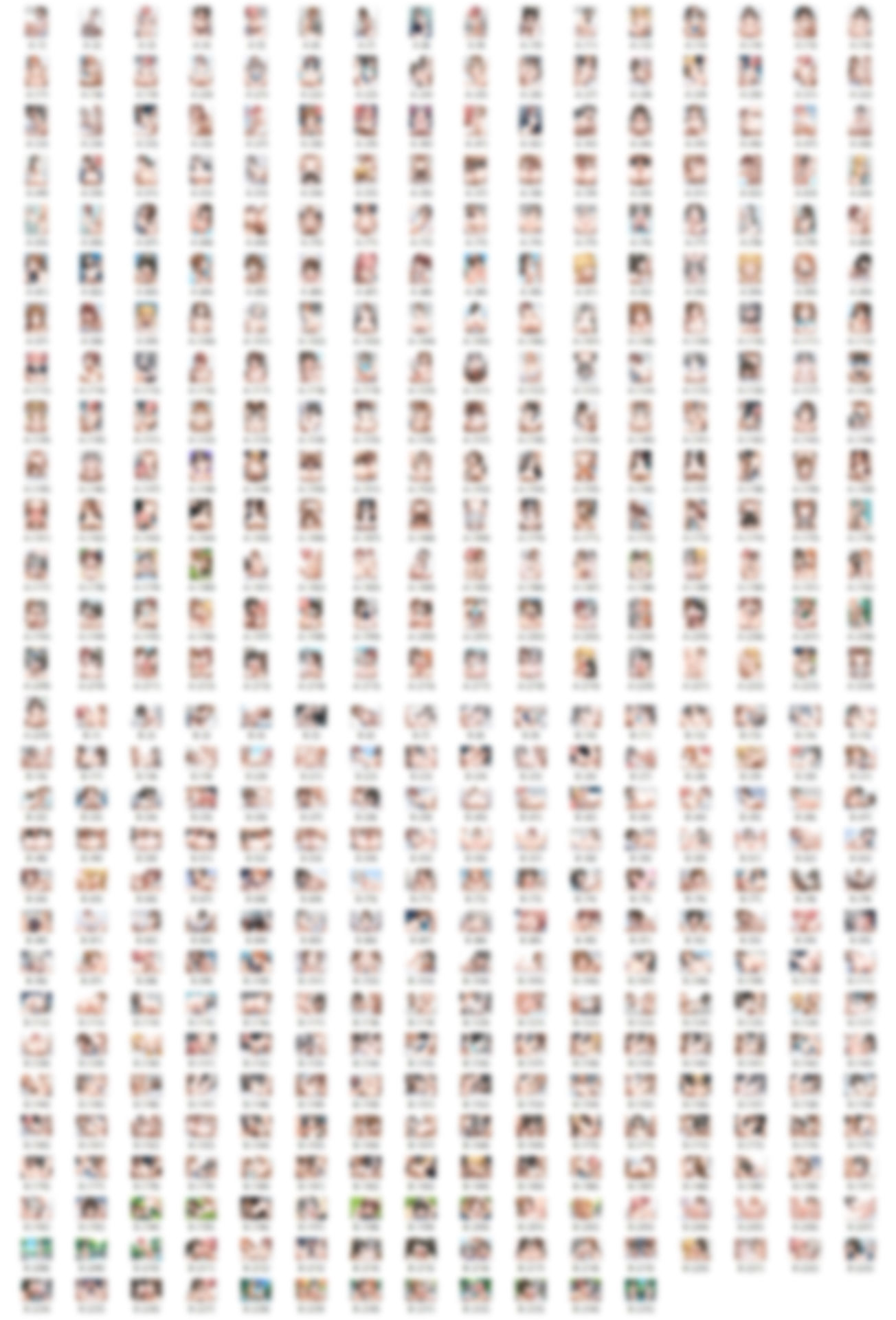 【男性器あり】14キャラ イラスト集 （500枚） サンプル2ページ目