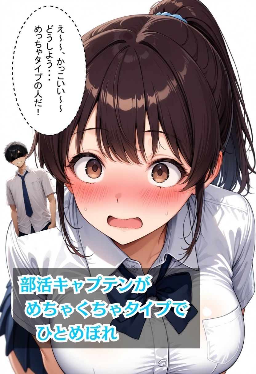 部活のキャプテンと真面目で明るい性格な新人マネージャーの純愛H サンプル2ページ目