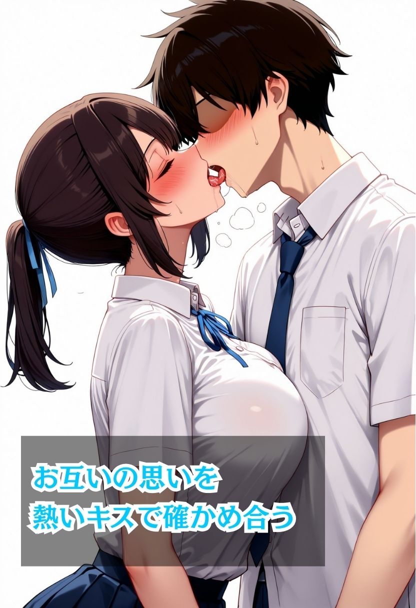 部活のキャプテンと真面目で明るい性格な新人マネージャーの純愛H サンプル4ページ目