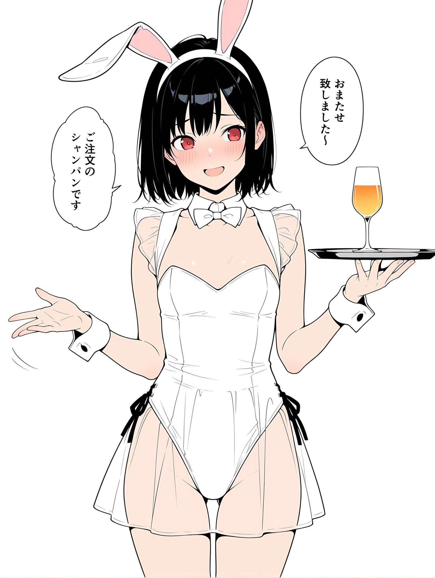 バニーガールとエッチ サンプル3ページ目