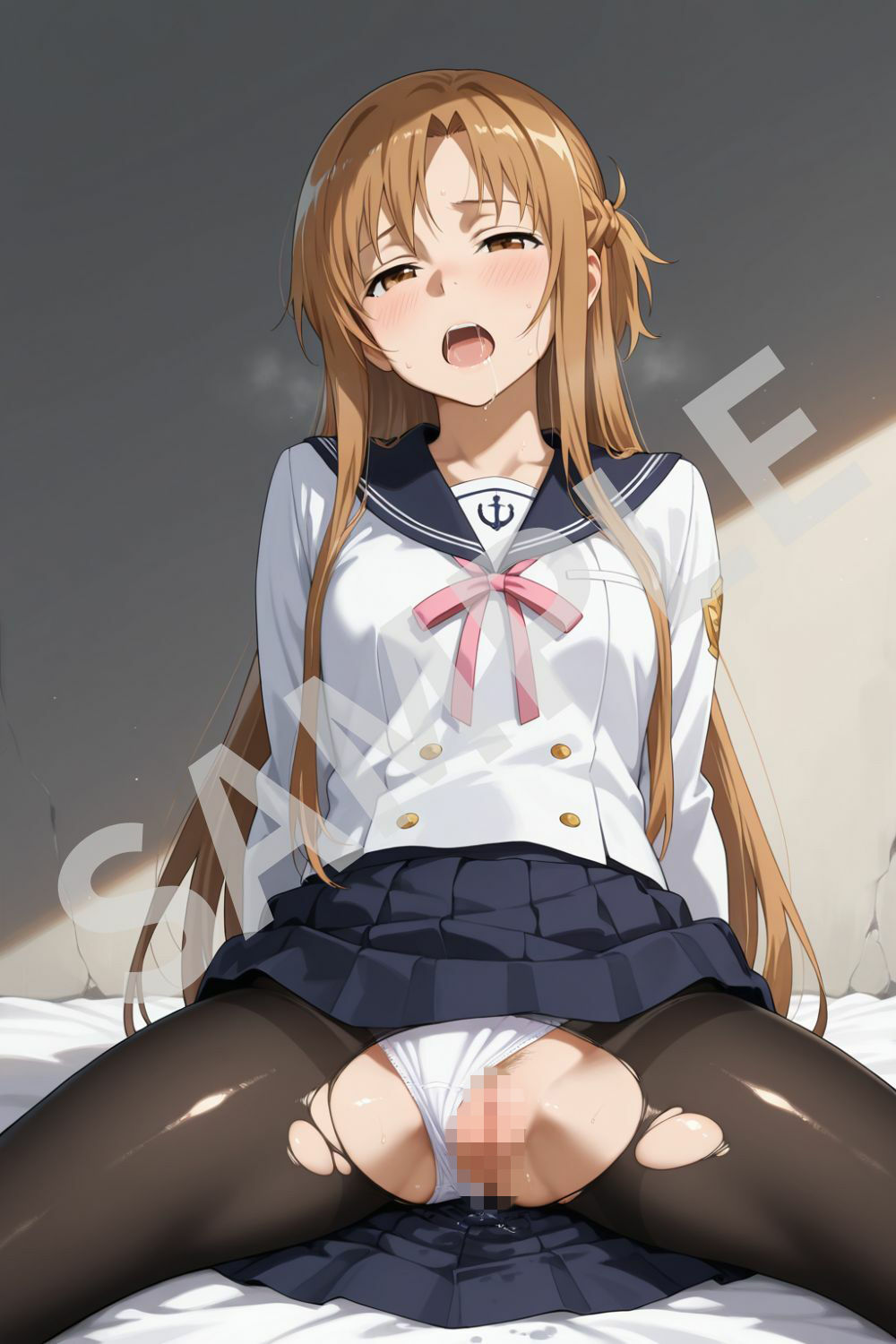 アスナ/SAO コスプレセックスCG集 セーラー服編 サンプル1ページ目