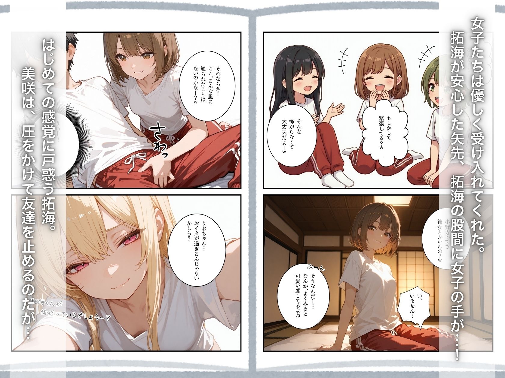 修学旅行2―好きだった一軍ギャルに、女子部屋に誘われ迫られた話。 サンプル6ページ目