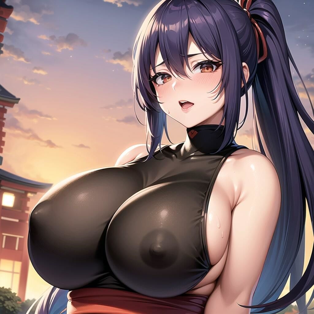 ai グラビアイラスト集 Vol.11 えちえちボイス付きver 生意気くのいちをザーメンまみれにして躾をした件について サンプル2ページ目