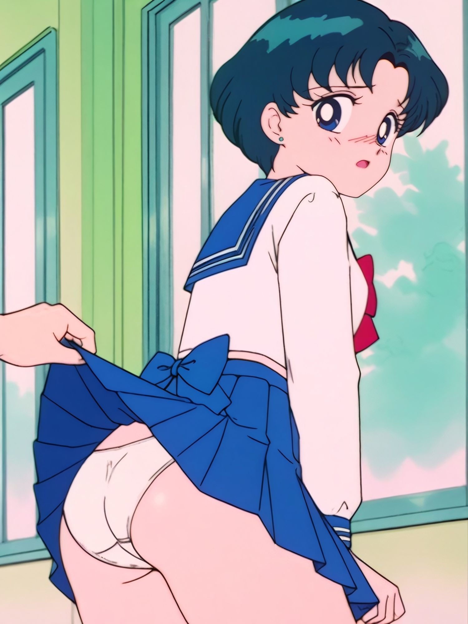水〇亜美パンチラCG集（全100枚＋簡易パンチラアニメ3本）_model2 サンプル3ページ目