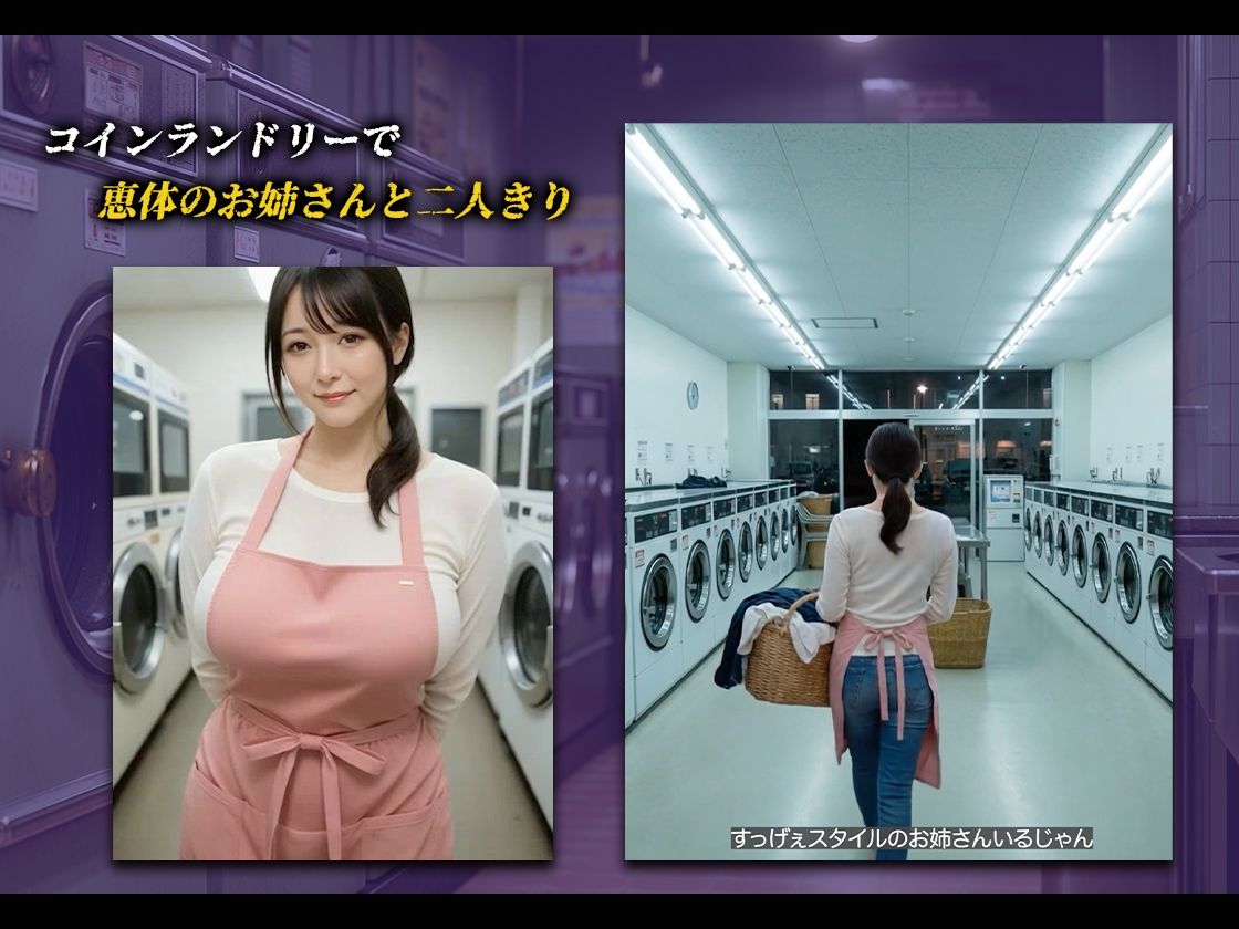 【導入ストーリーあり】ランドリーで人妻と蜜愛【おまけぶっかけ祭り】 サンプル1ページ目