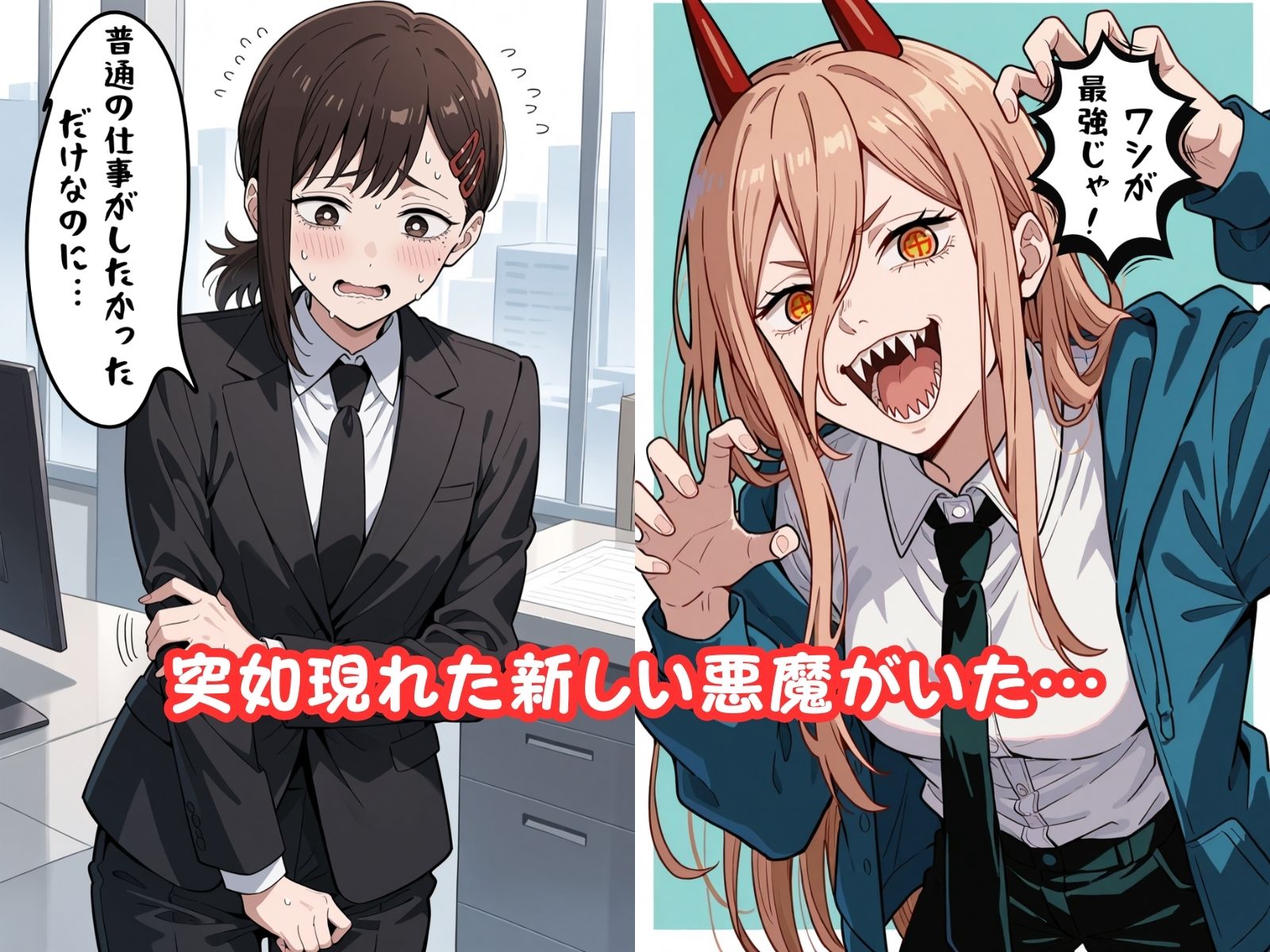 ザコだと舐めてた性欲の悪魔に、次々とわからせられちゃうヒロインたち サンプル2ページ目
