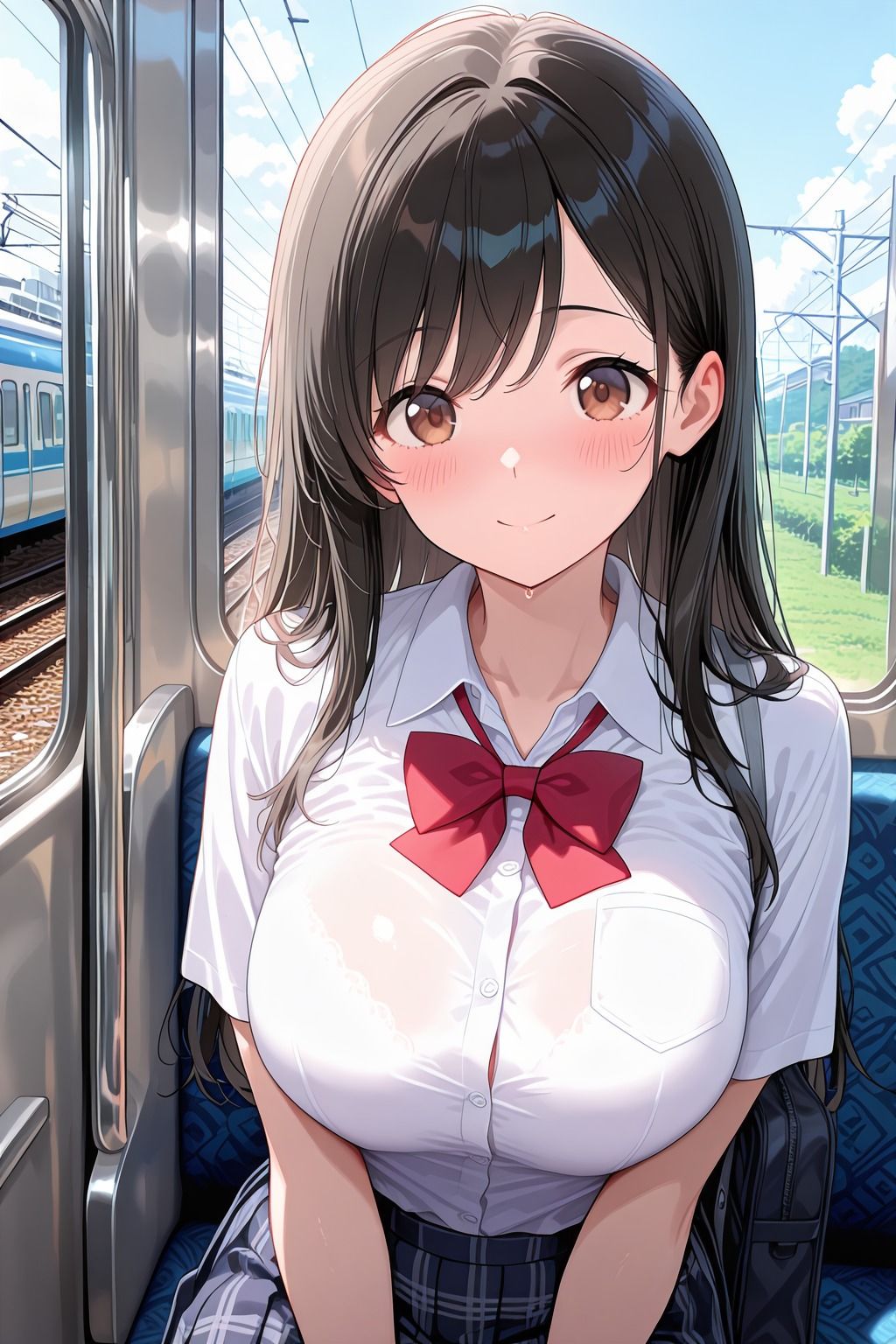 女子校生快楽堕ち 〜電車痴●のキモおじと生ハメSEX〜 サンプル3ページ目