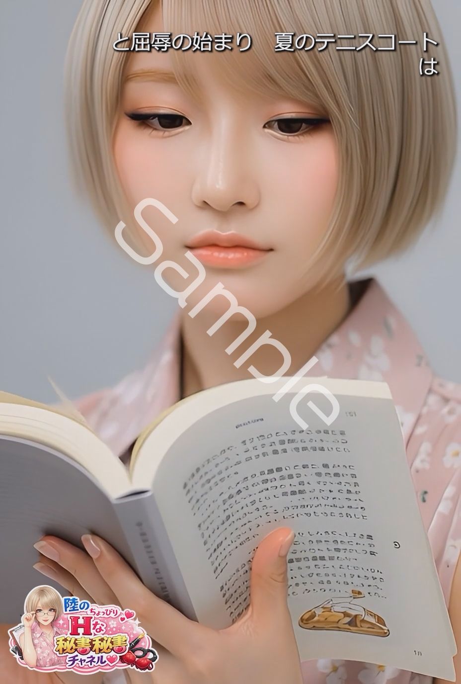 【▲100】国会議員（陳議院）・本藤まなの政策秘書『彩倉 陸（あやくら りく）』のちょっぴりHな秘書ヒショ話チャンネル:Vol.0001 官能小説朗読・女子テニス部盗撮5回シリーズ・その1 サンプル4ページ目