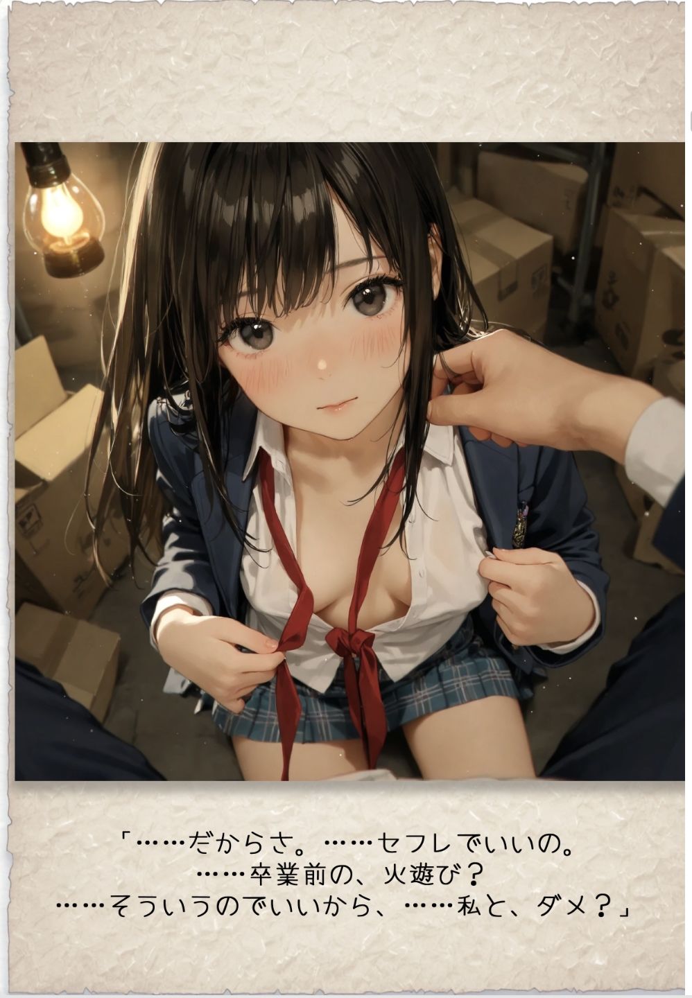 備品室 、彼女と綴るもう一つの初恋〜春、想いをほどく彼女たち〜 サンプル3ページ目