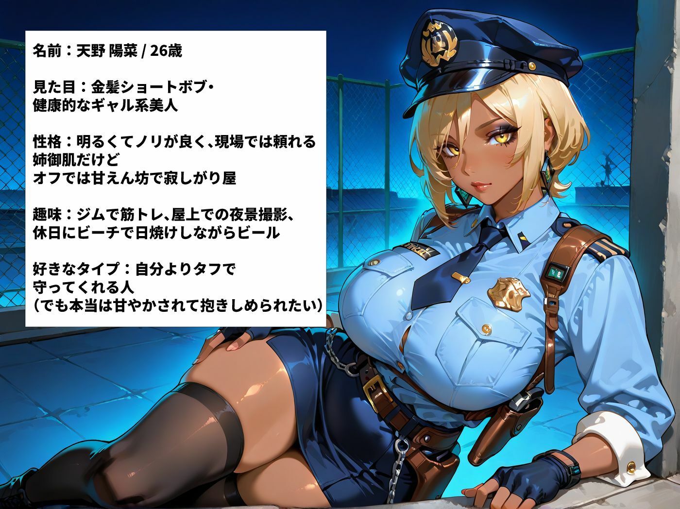爆乳女警察官を勤務中にハメまくった一部始終 サンプル4ページ目